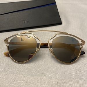 EUC Christian Dior ‘So real’ mirrored sunglasses
